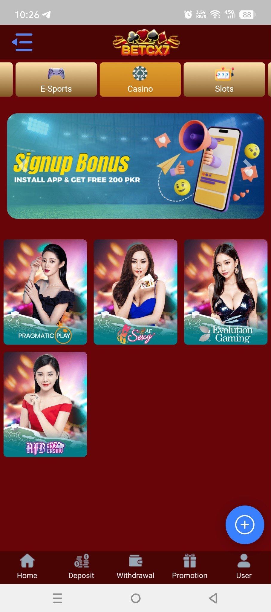 BetCX7 casino